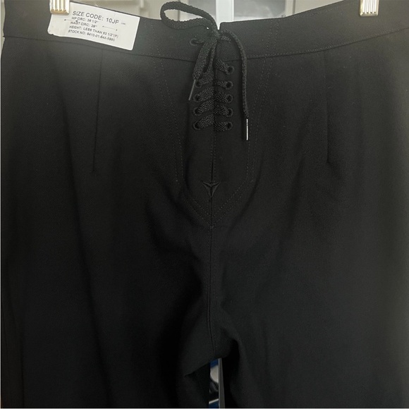 NWT Women’s U.S. Navy Pants 100% Wool Sailor Deep Blue SZ 10JP Military - Picture 7 of 11